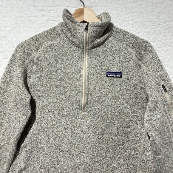 Patagonia Better Sweater Fleece Pelican 1/4 Zip Pullover Women's Size Medium - Picture 5 of 14
